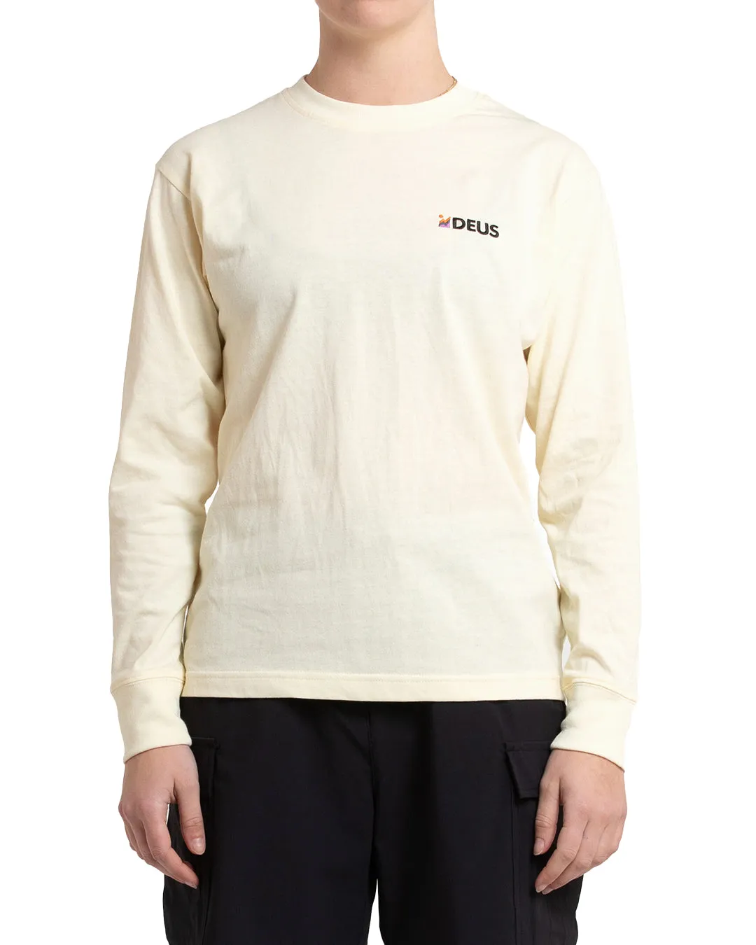 Foxtrot Long Sleeve Tee - Bone White