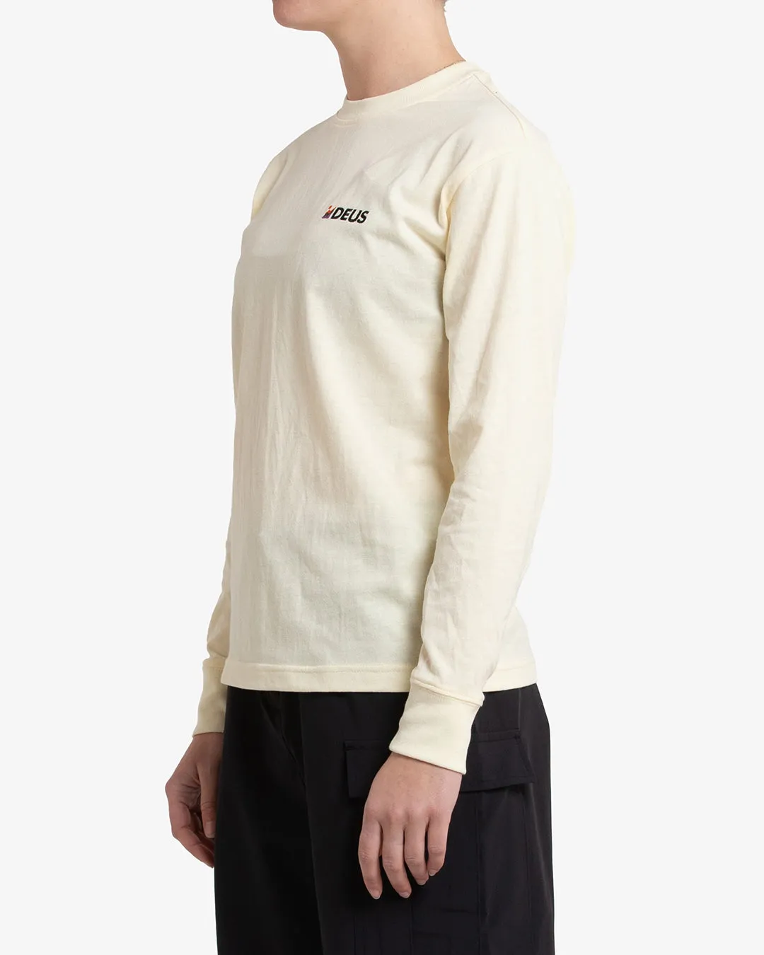 Foxtrot Long Sleeve Tee - Bone White