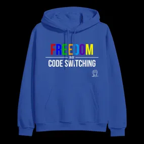 Freedom Over Code Switching Royal Blue Hoodie