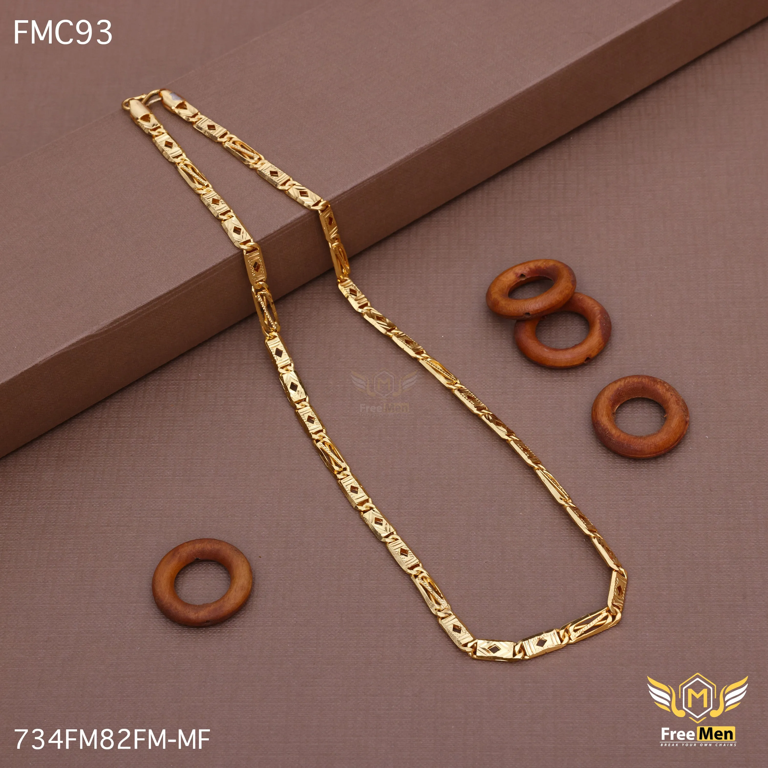 Freemen Delightful Chokdi  TBO Nawabi Chain for Men - FMC93