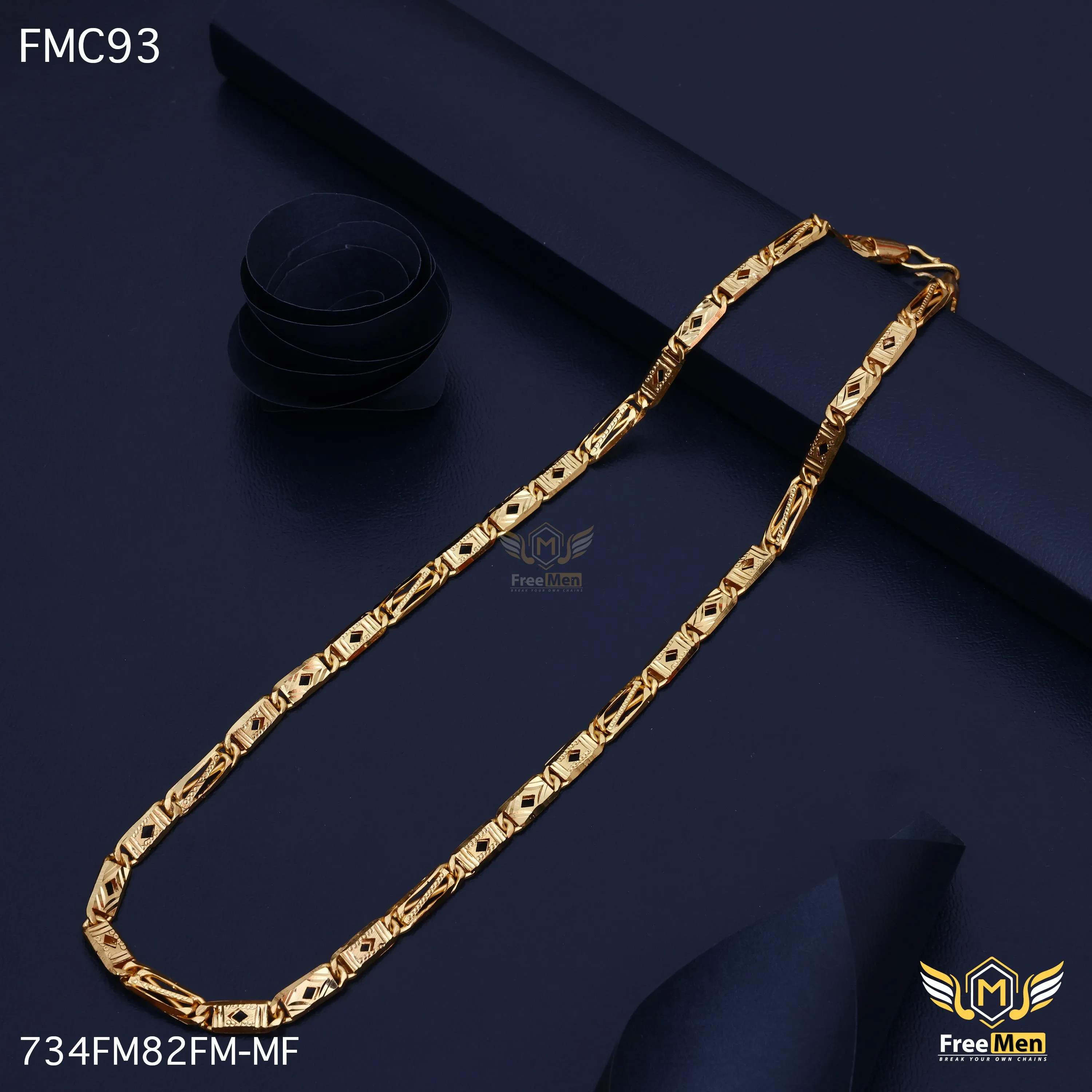 Freemen Delightful Chokdi  TBO Nawabi Chain for Men - FMC93