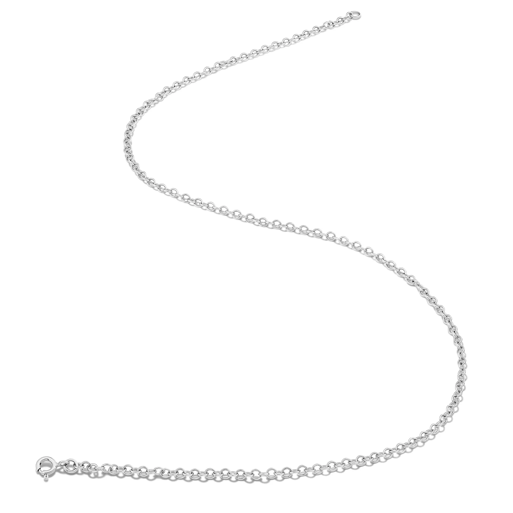 Heavy Trace Chain White Gold