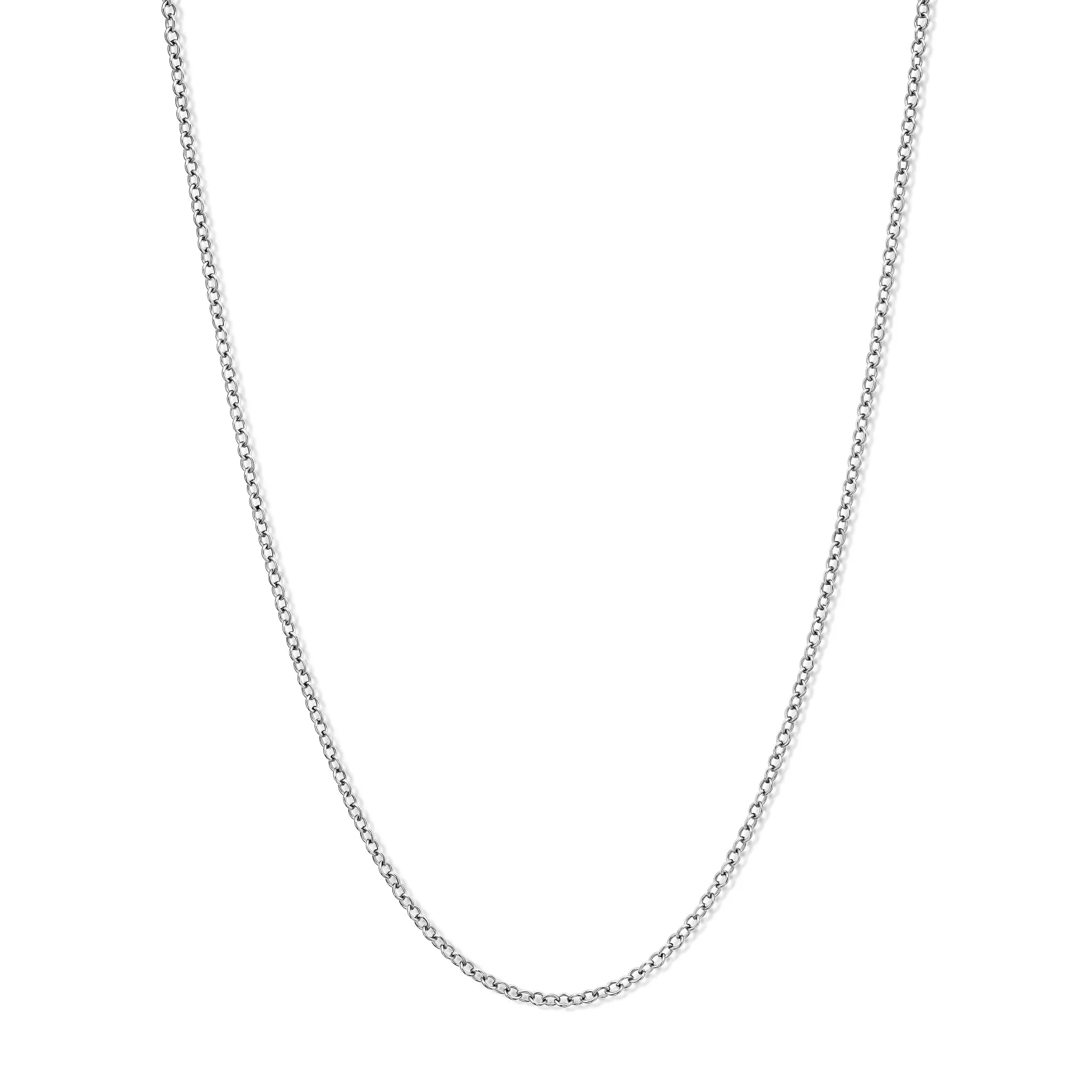 Heavy Trace Chain White Gold