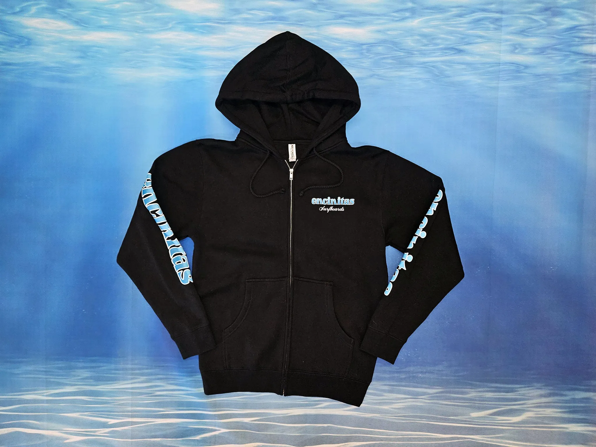 Heavyweight Blue Fade Icon Hooded Zip