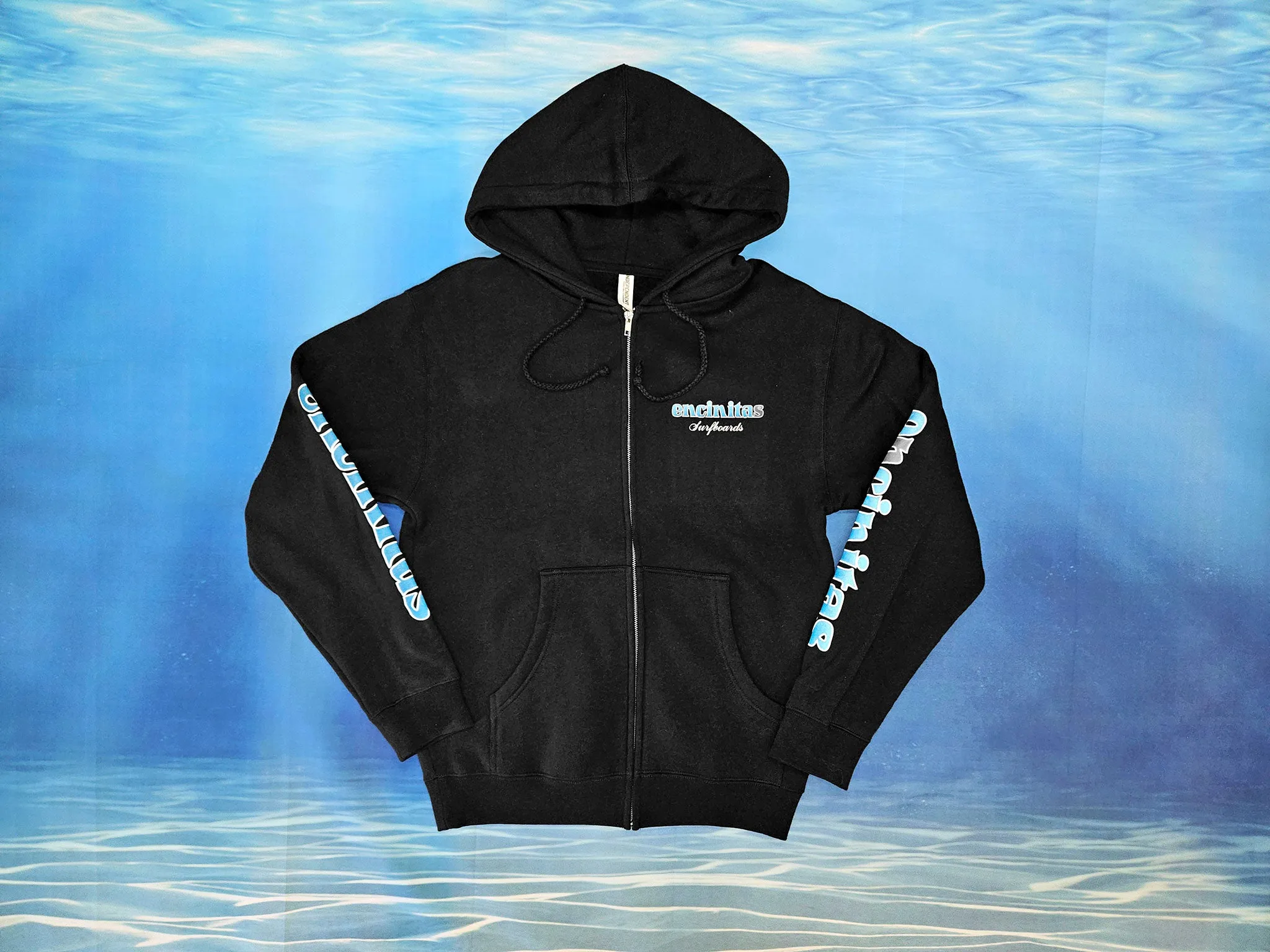 Heavyweight Blue Fade Icon Hooded Zip