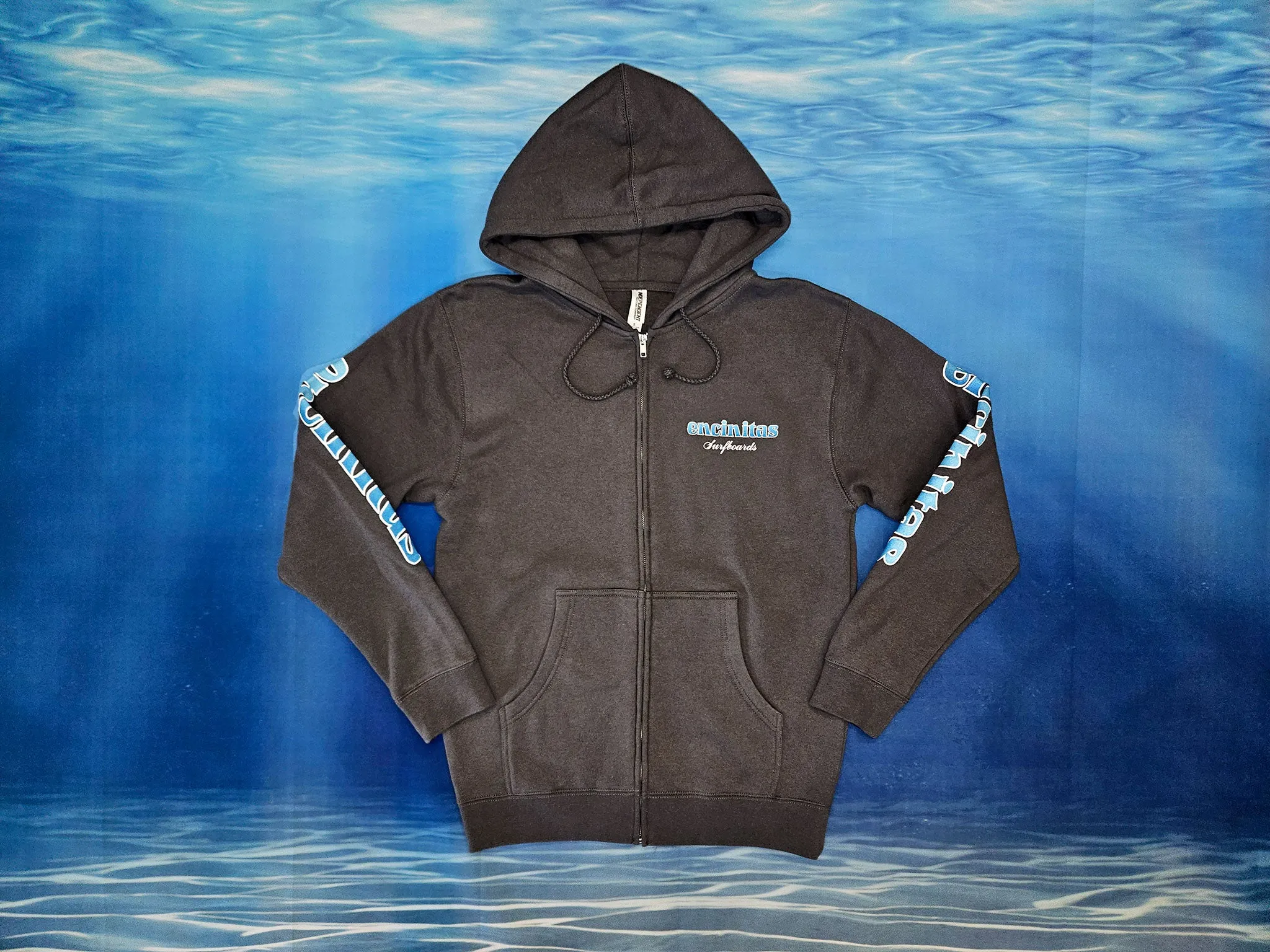 Heavyweight Blue Fade Icon Hooded Zip