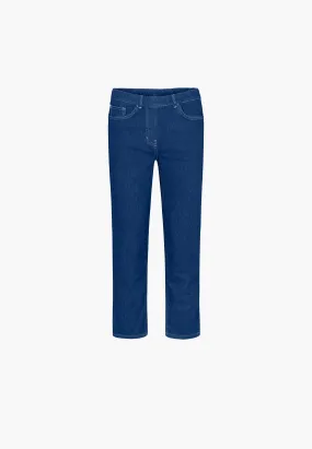 Helen Straight - Extra Short Length - Blue Denim