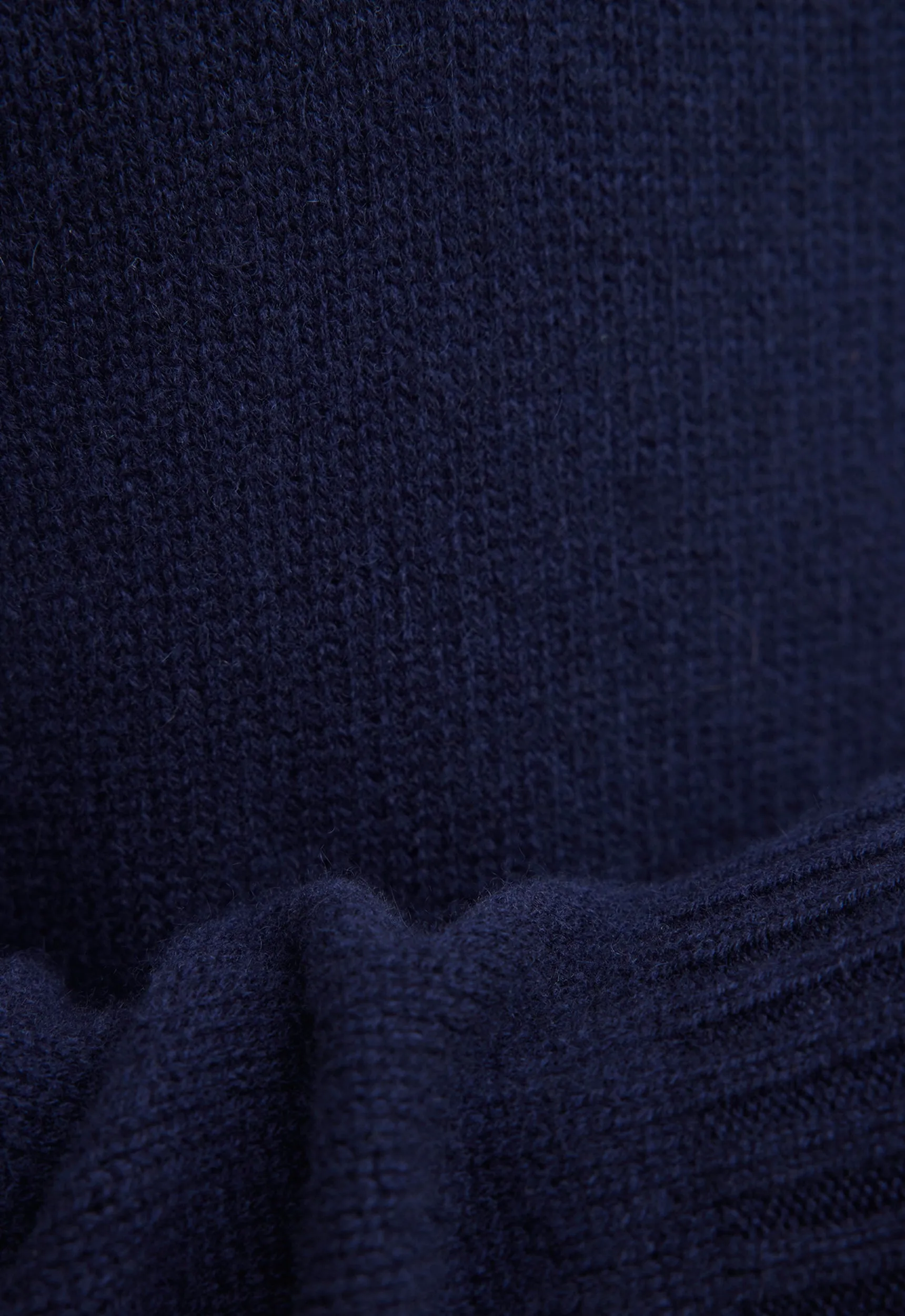 Highgrove Wool Cashmere Sweater - Darkest Navy