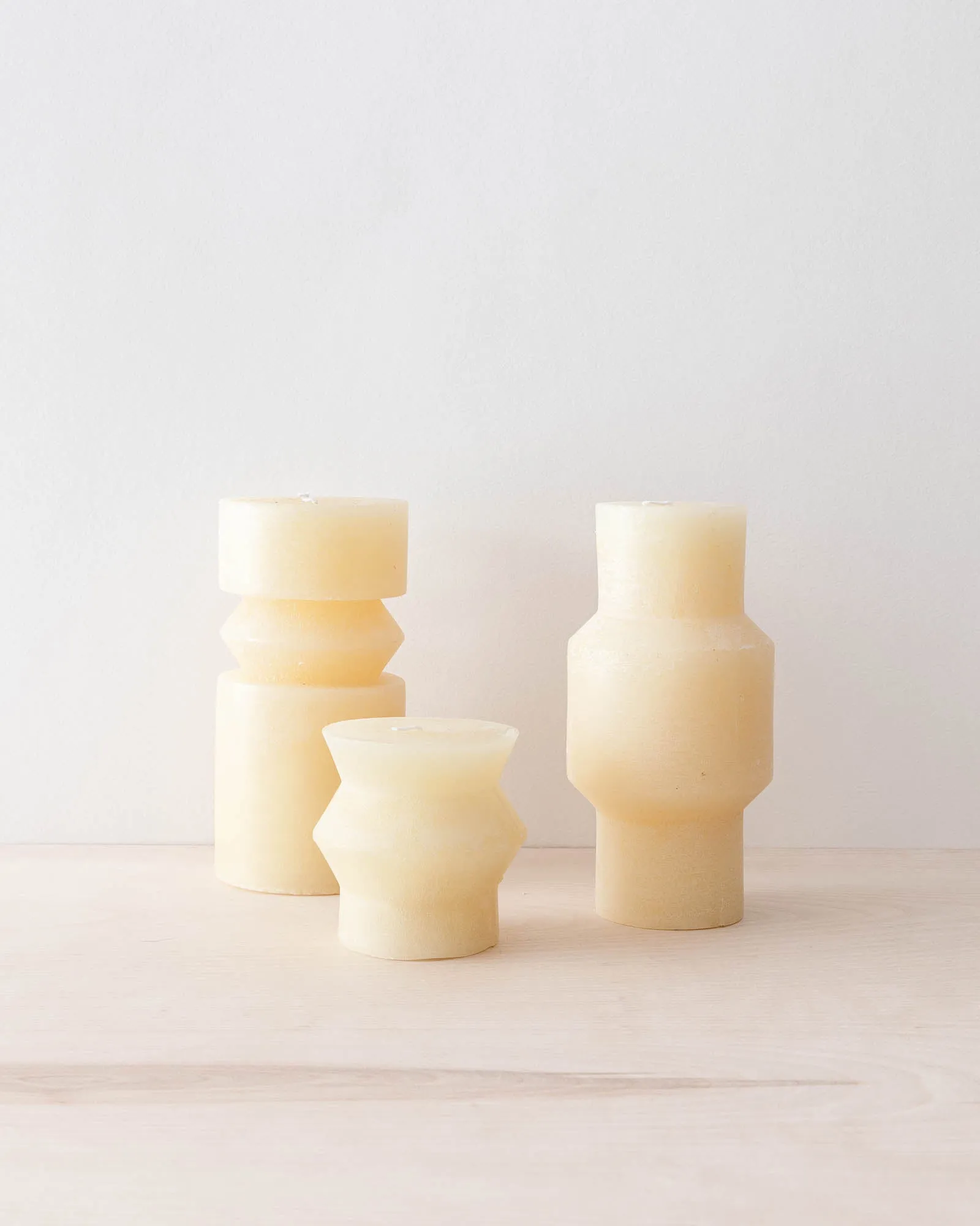 Ivory Totem Pillar Candles