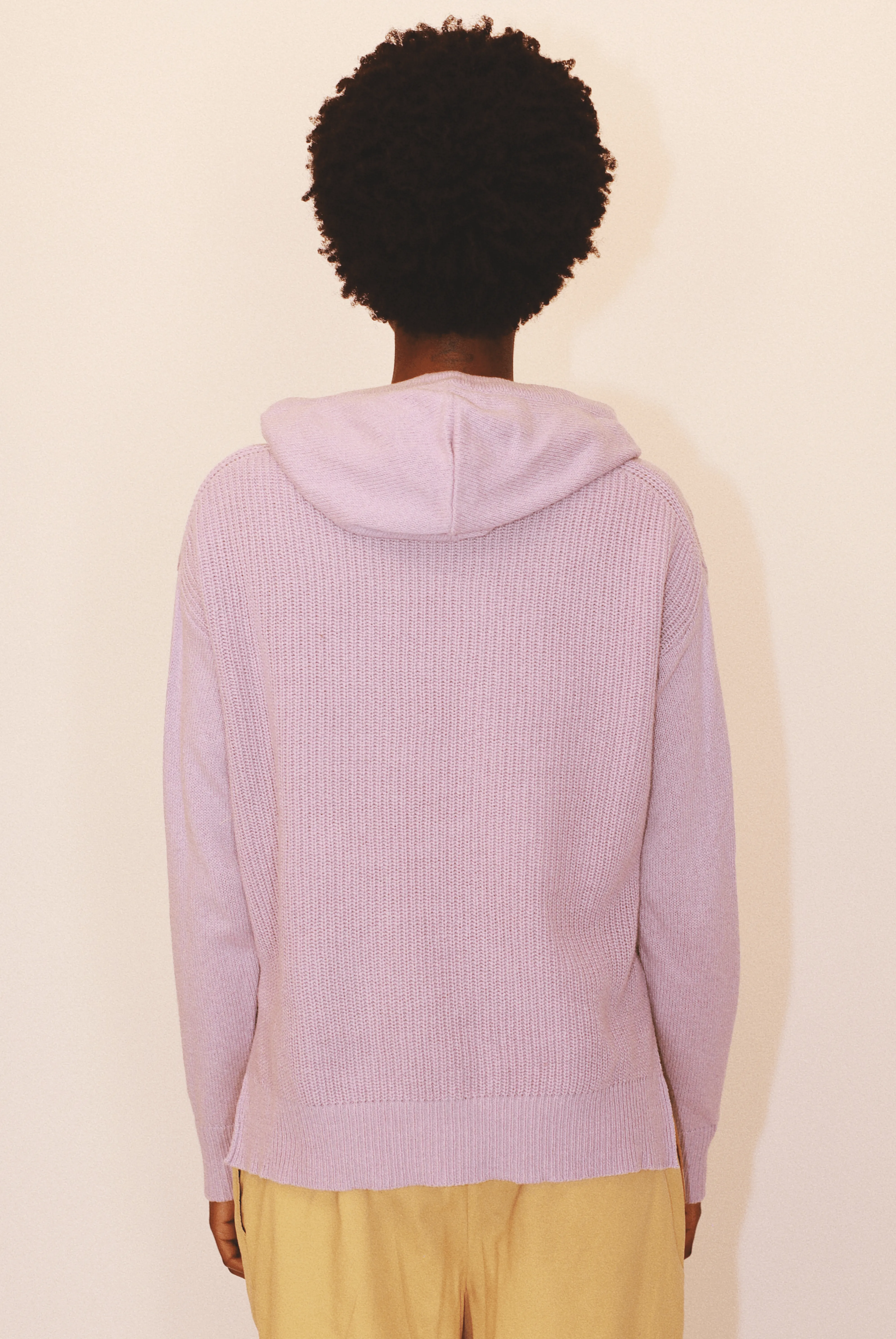 Jenna Pullover Hoodie in Organic Cotton & Recycled Cashmere