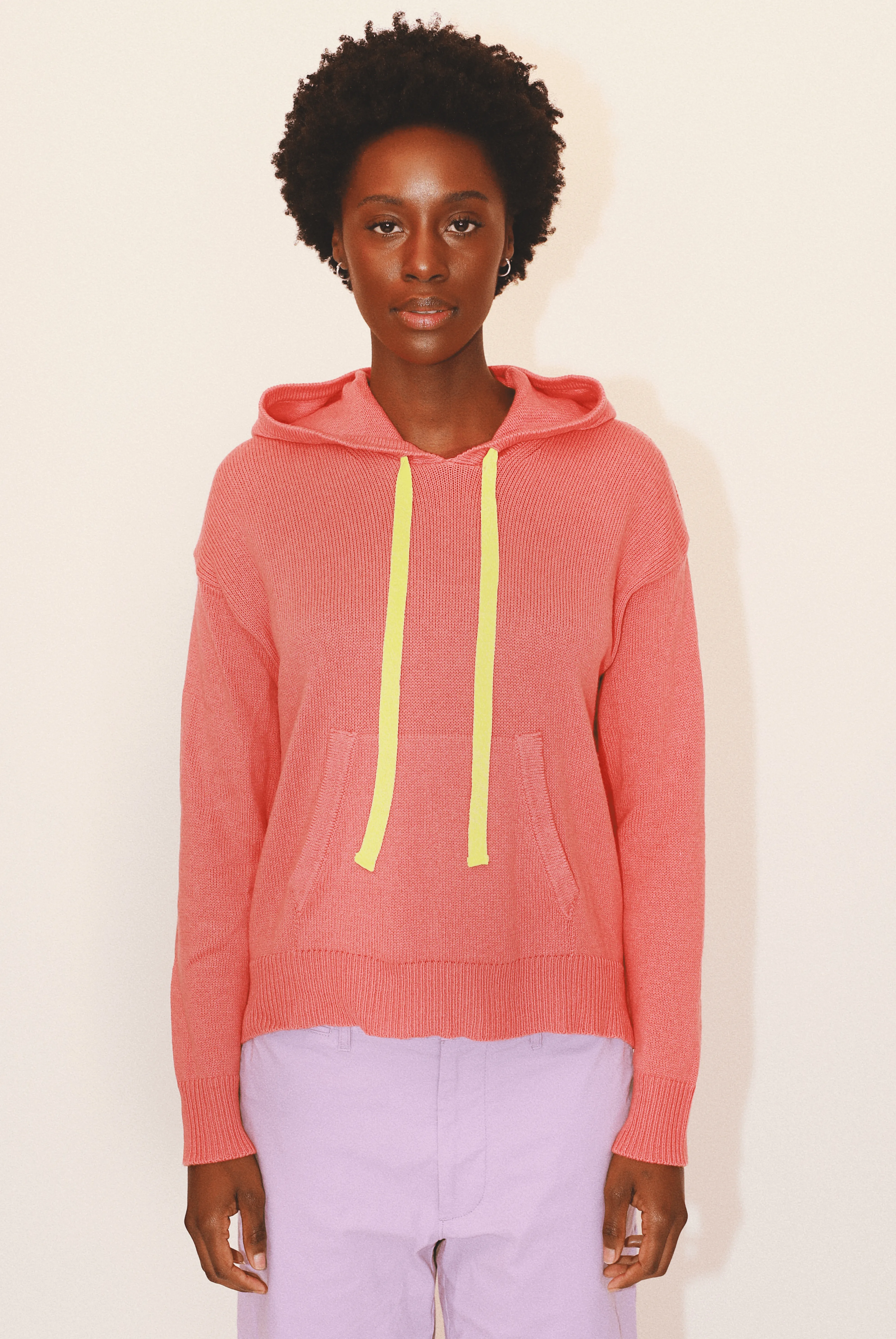 Jenna Pullover Hoodie in Organic Cotton & Recycled Cashmere