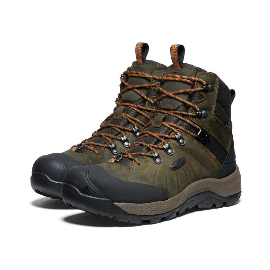 Keen Men's Men's Revel IV Polar Boot Dark Olive/Marmalade 1027721