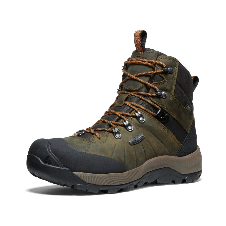 Keen Men's Men's Revel IV Polar Boot Dark Olive/Marmalade 1027721