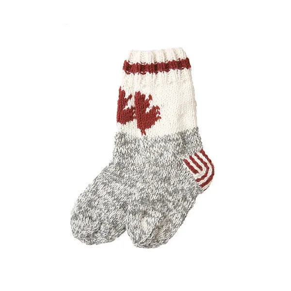 Maple Cabin Wool Socks Fleece Lined