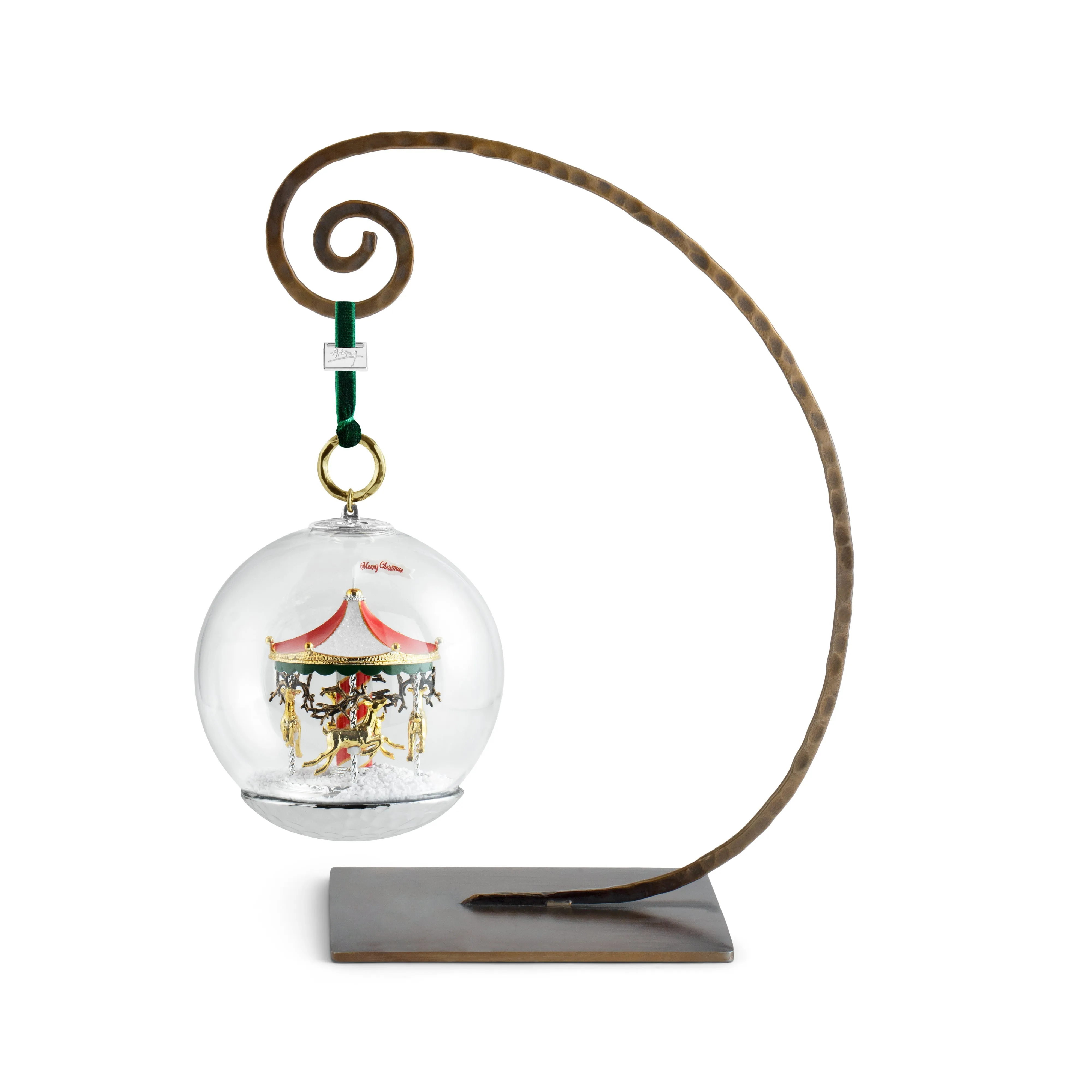 Merry-Go-Round Snow Globe Ornament