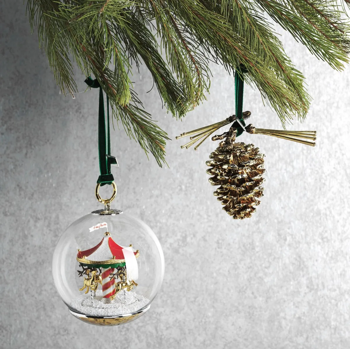 Merry-Go-Round Snow Globe Ornament