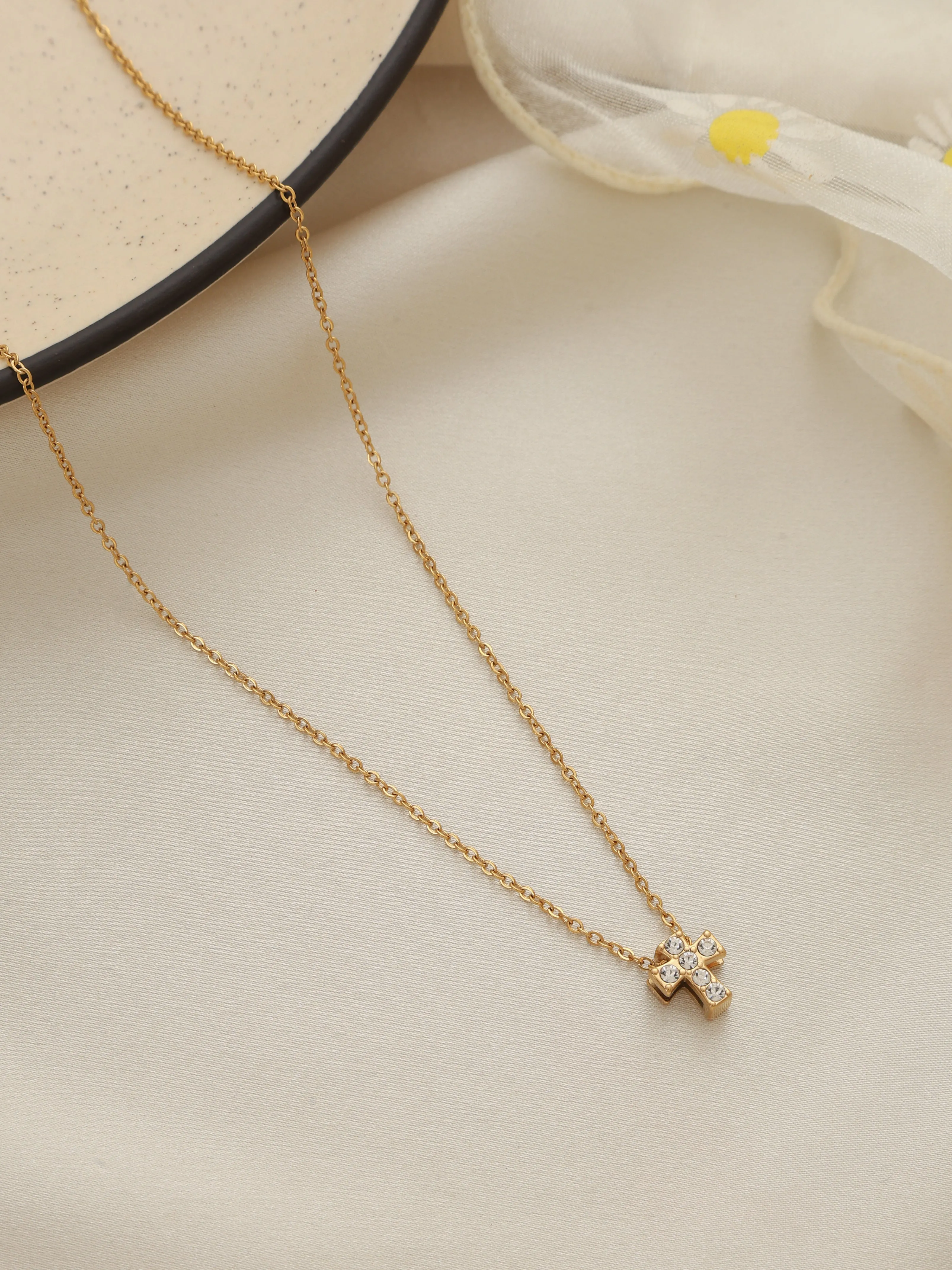 Mini Cross Necklace