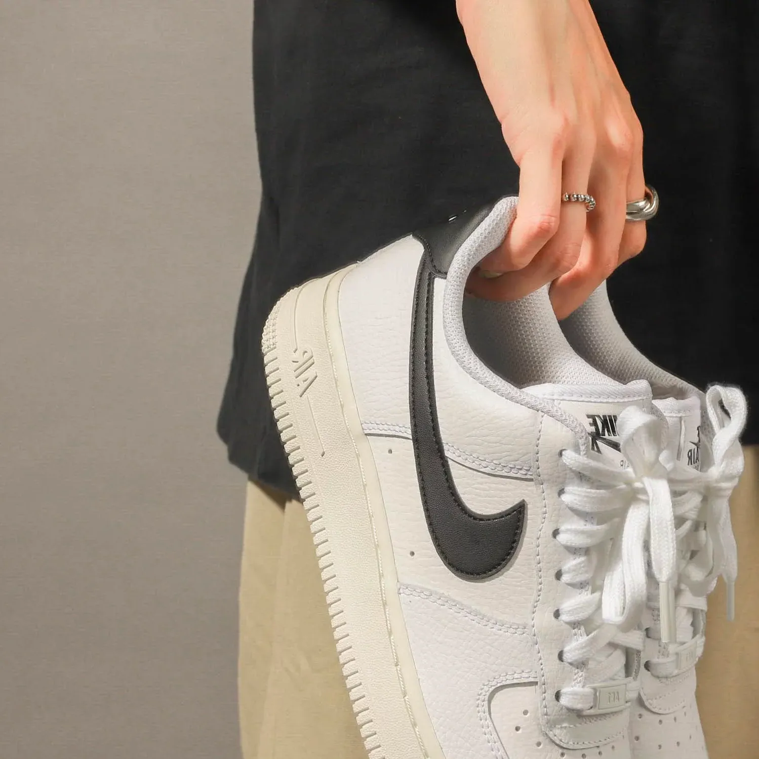 Nike Air Force 1 Low '07 White Black Sail (Women's) [315115-165]