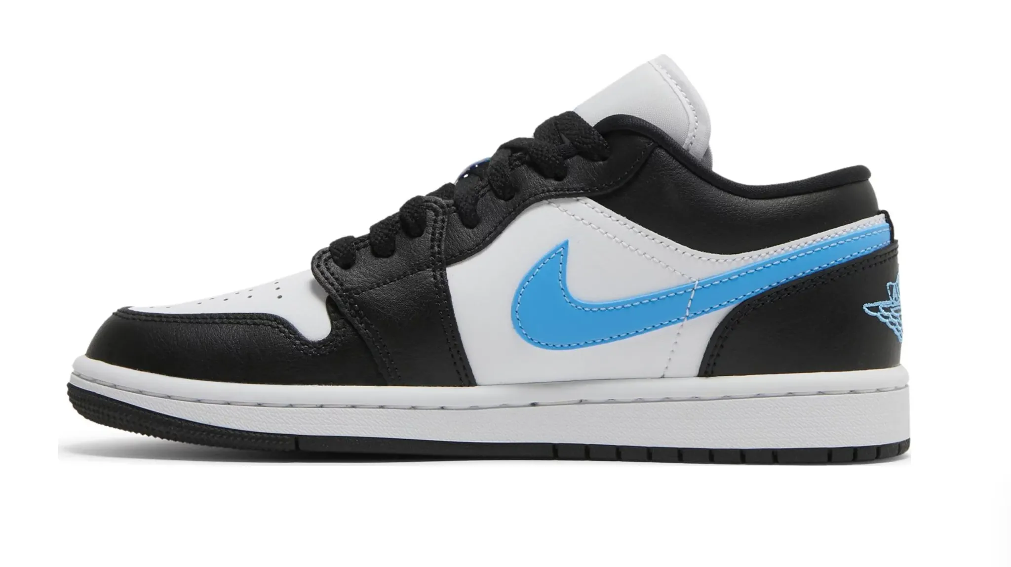 Nike Air Jordan 1 Low Black University Blue White Women's