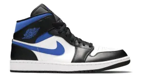 Nike Jordan 1 Mid White Black Royal Men's