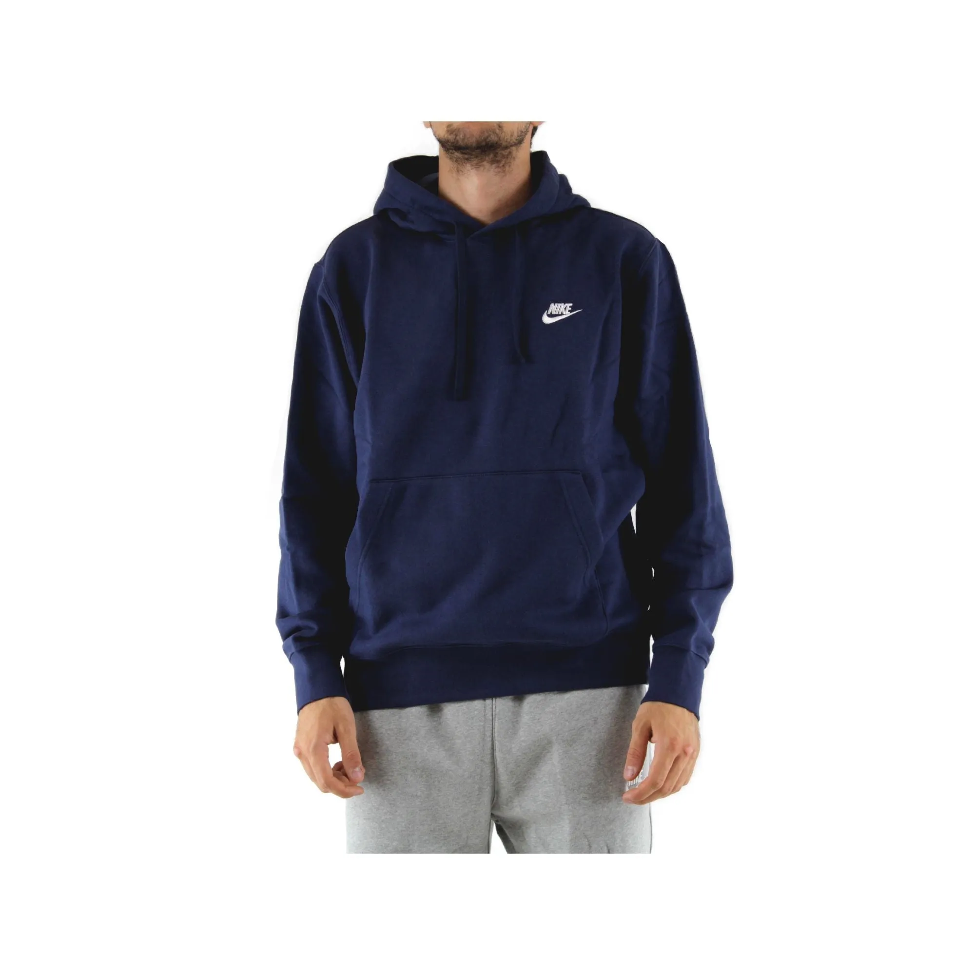 NIKE M NSW CLUB HOODIE PO BB  BV2654 410