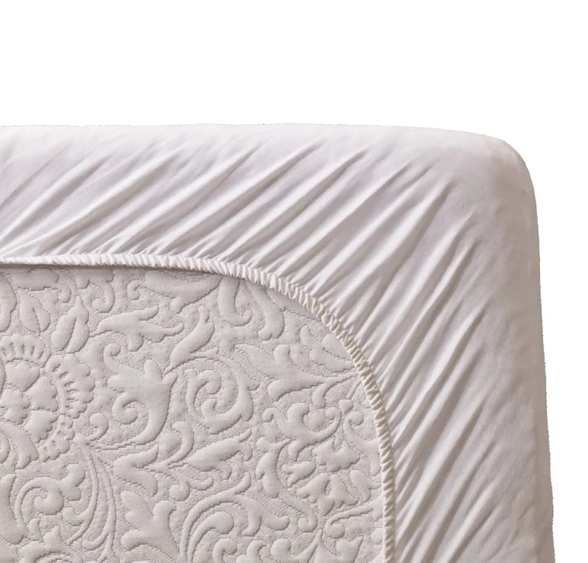 Overstuffed Cotton Sateen Mattress Pad