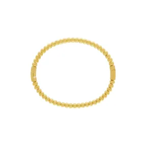 Passion Waterproof Ball Bangle Bracelet 18K Gold Plating