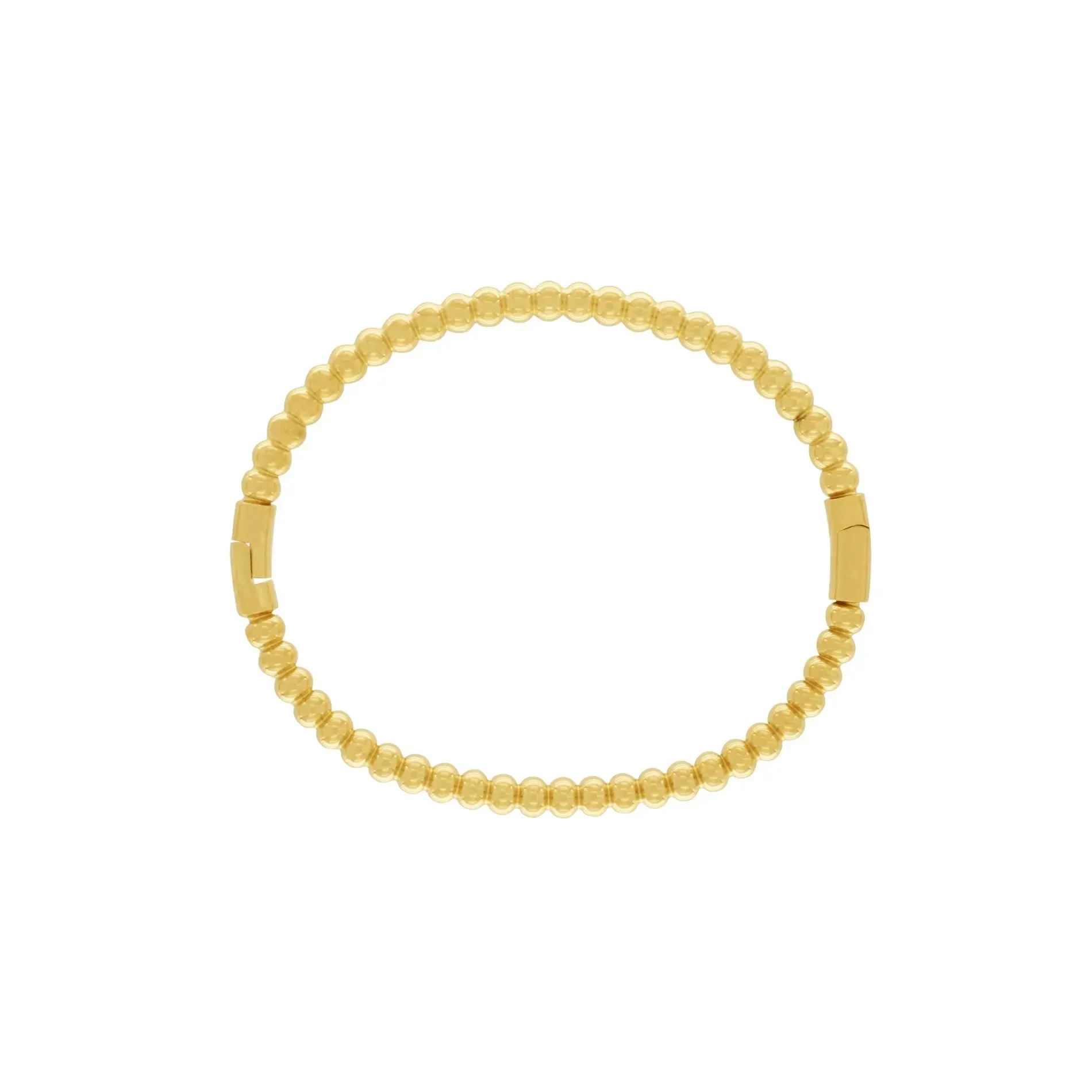 Passion Waterproof Ball Bangle Bracelet 18K Gold Plating