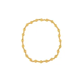 Passion Waterproof Elastic 2 Ball Bracelet 18K Gold Plating