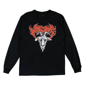 Pupil Long Sleeve Tee- Black