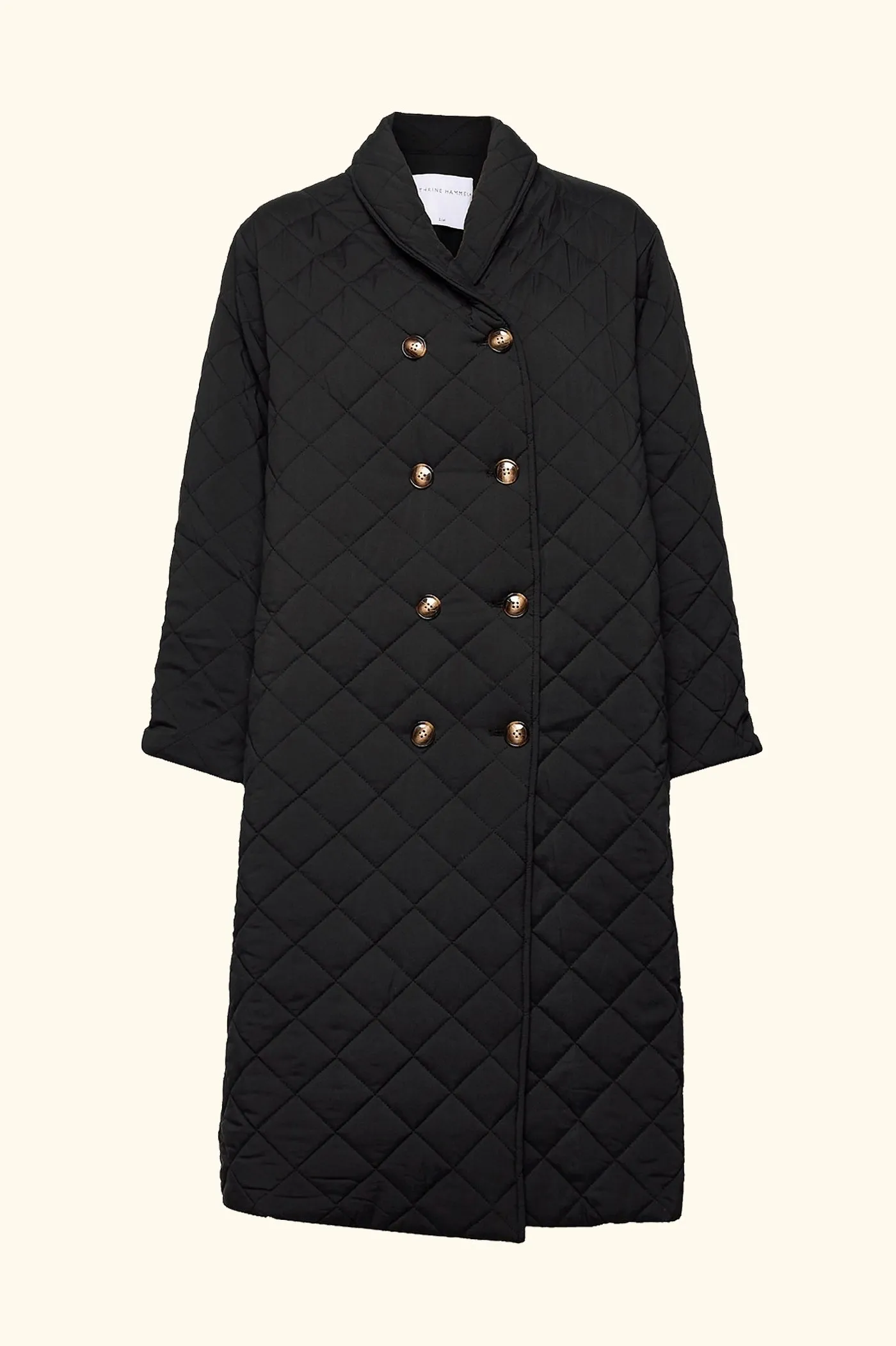 Quilted Flared Coat