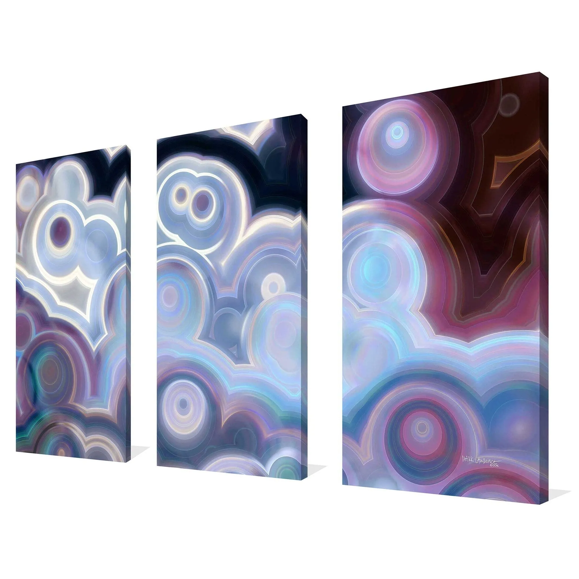 "1 Thessalonians 5 17a" by Mark Lawrence 3 Piece Set on Canvas