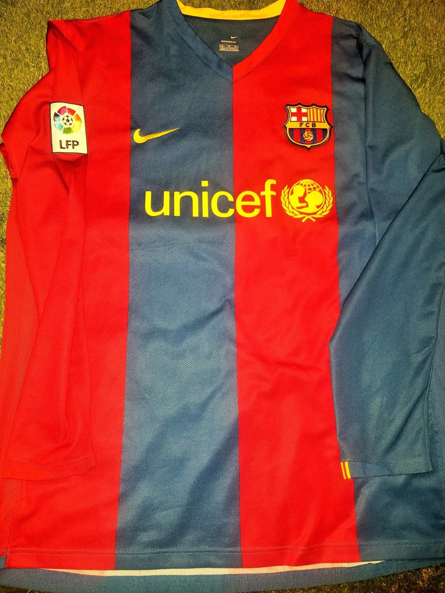 Ronaldinho Barcelona Nike 2006 2007 Home Jersey Shirt XL