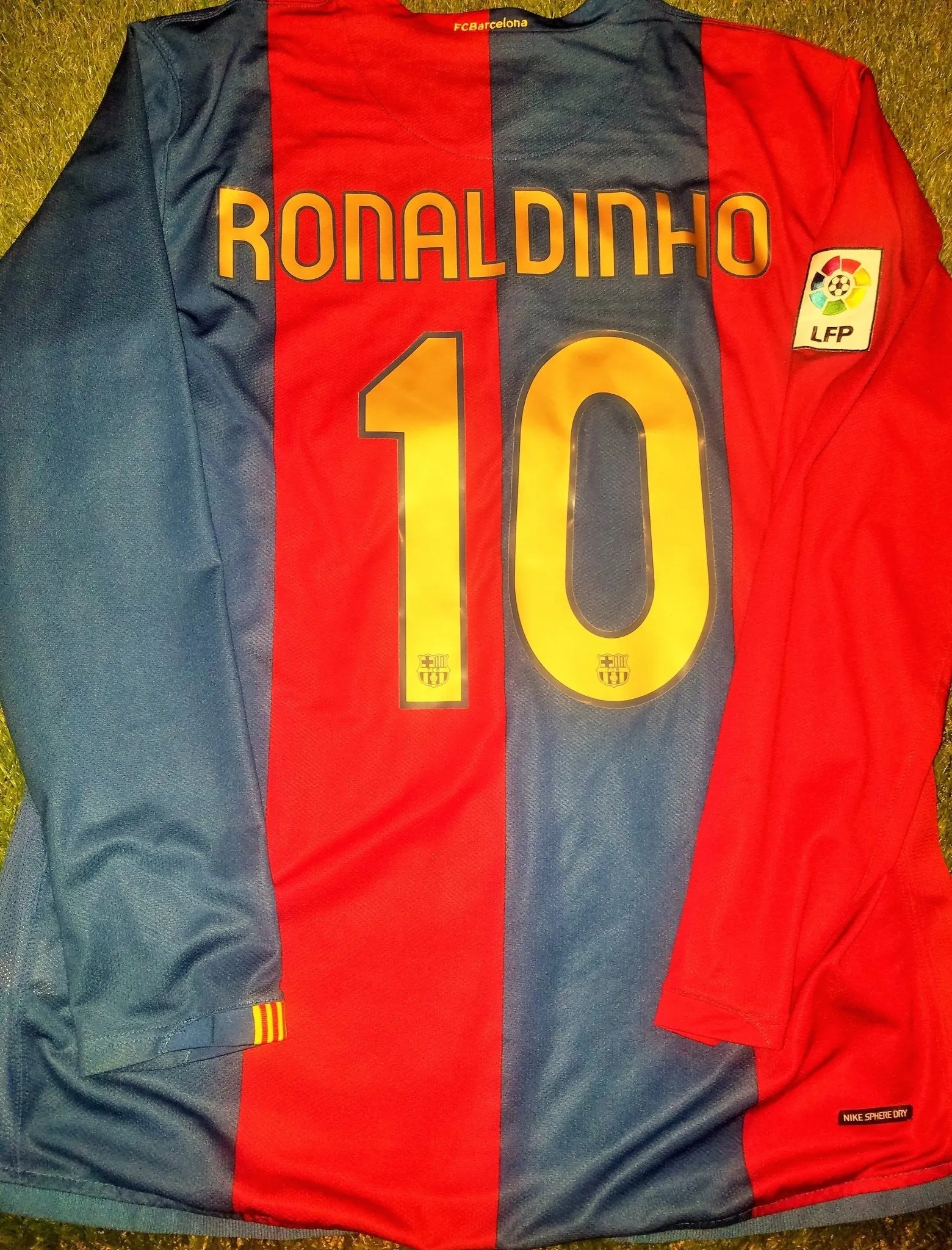 Ronaldinho Barcelona Nike 2006 2007 Home Jersey Shirt XL