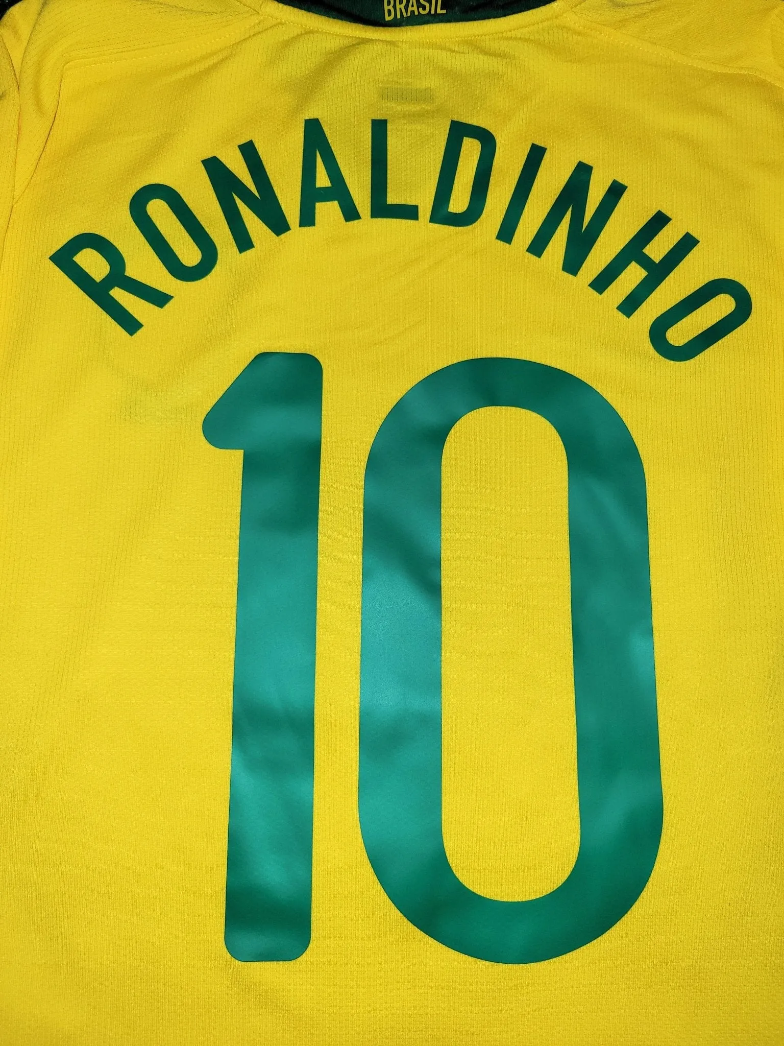 Ronaldinho Nike Brazil 2008 Jersey Shirt Camiseta M SKU# 258949-703