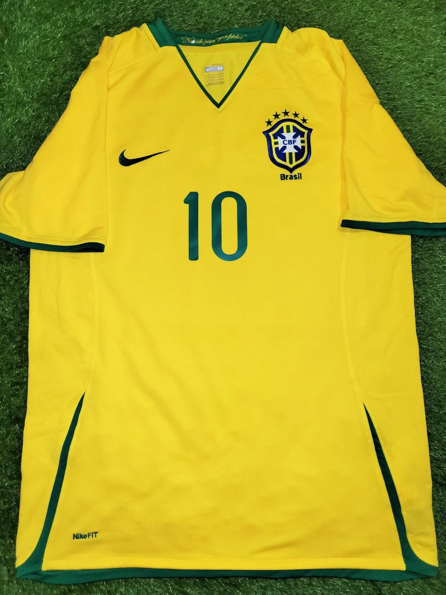 Ronaldinho Nike Brazil 2008 Jersey Shirt Camiseta M SKU# 258949-703