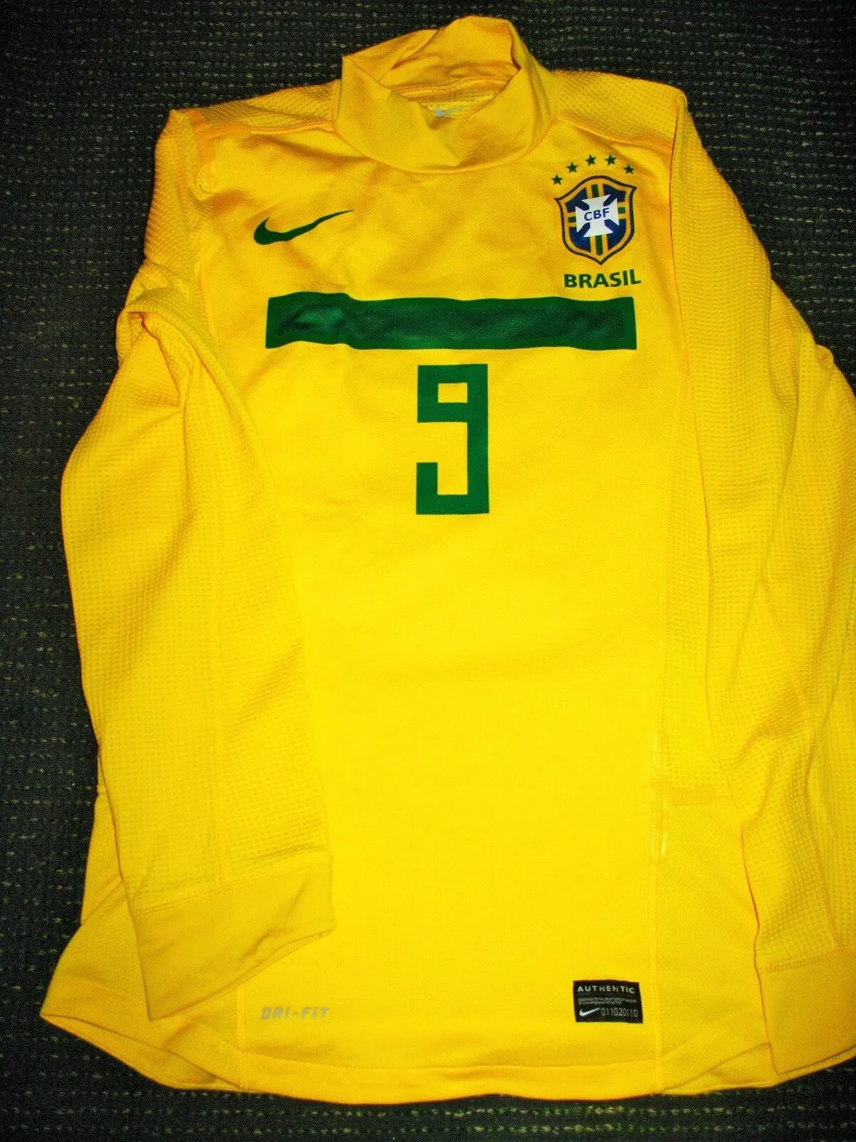 Ronaldo Brazil PLAYER ISSUE 2011 FAREWELL MATCH Jersey Shirt M