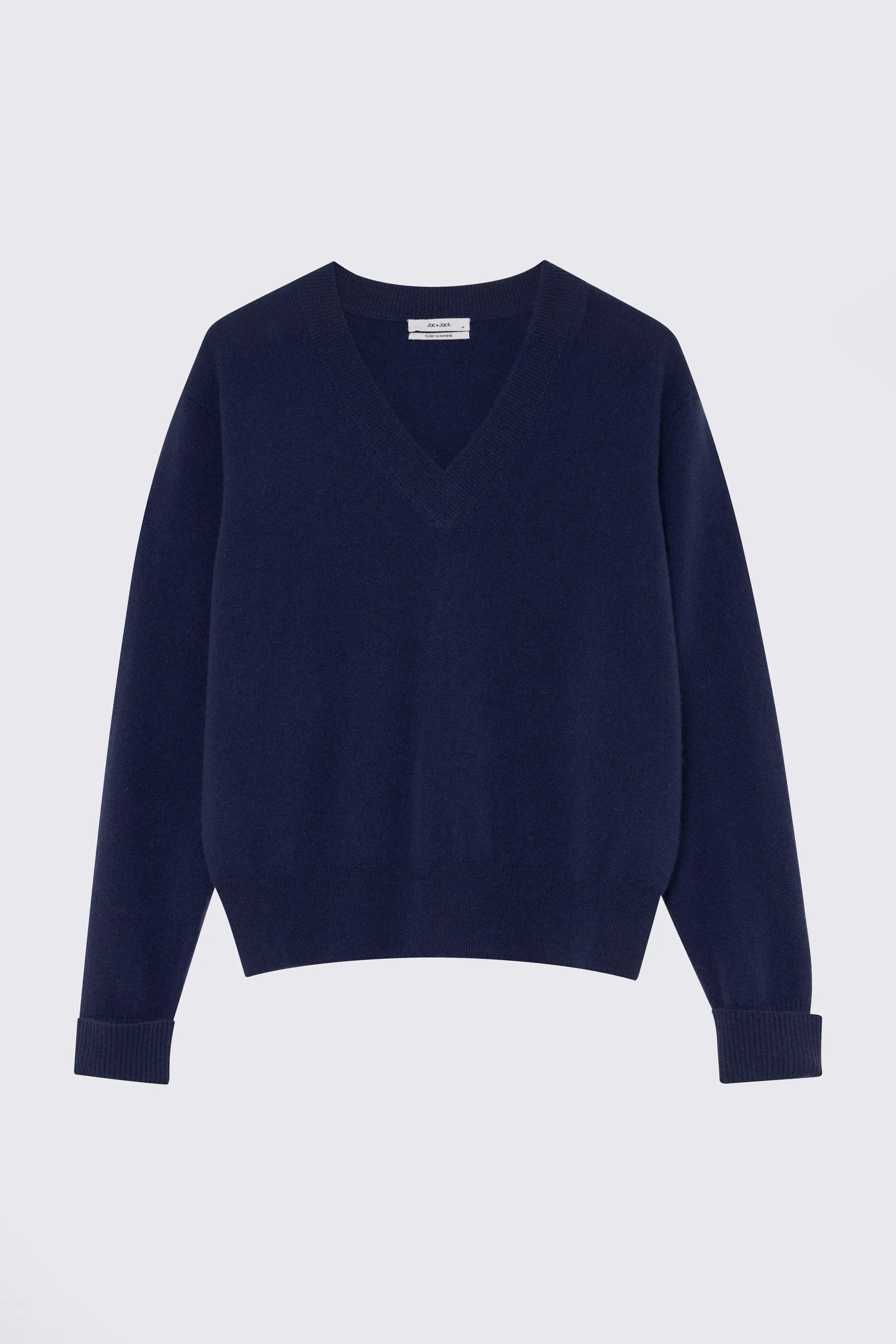 Sharpo Cashmere Sweater - Darkest Navy