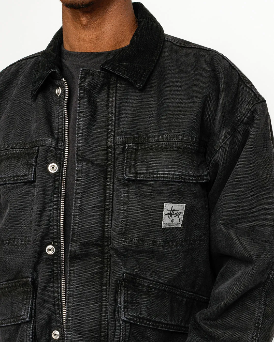 SHOP JACKET WASHED CANVAS