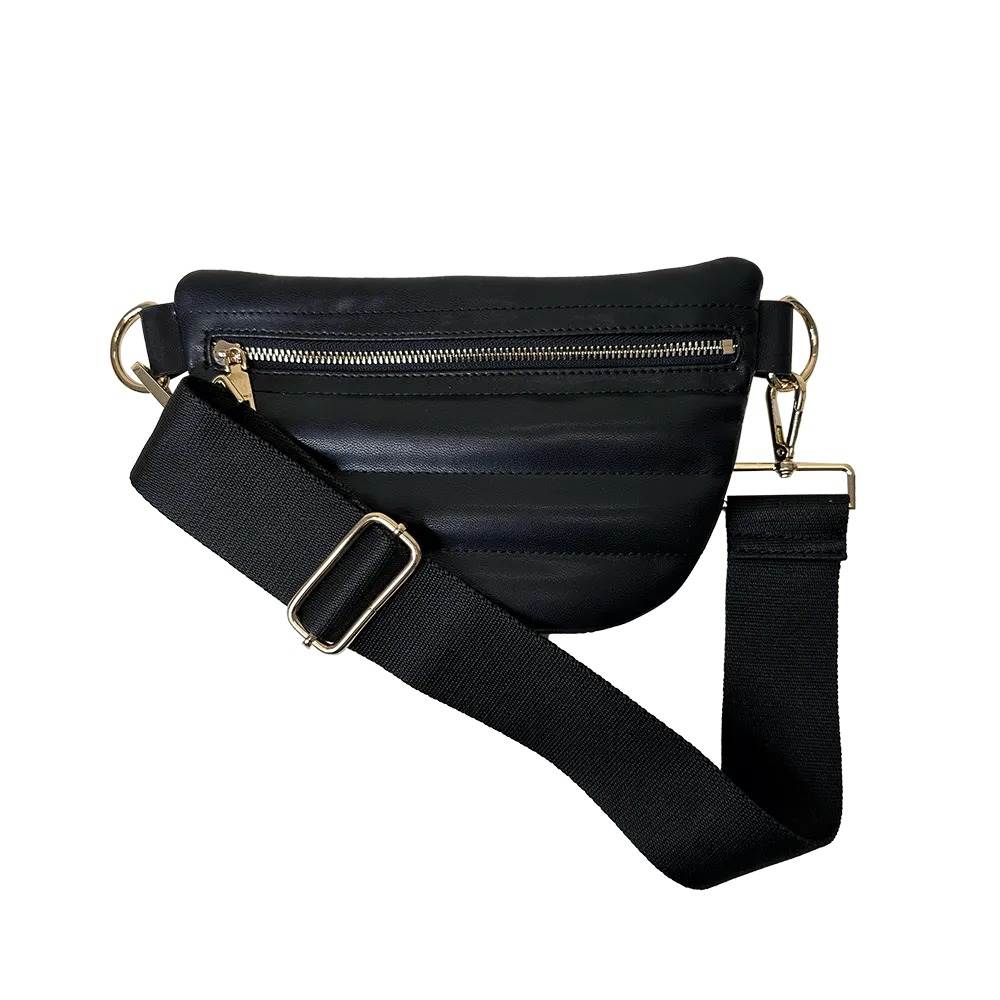 Sylvia Large Quilted Faux Leather Bum/Sling Bag