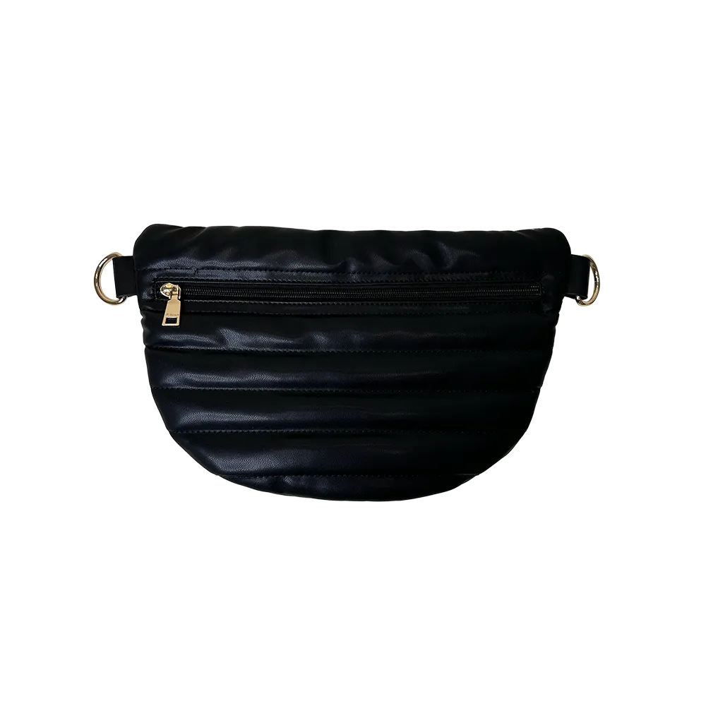 Sylvia Large Quilted Faux Leather Bum/Sling Bag