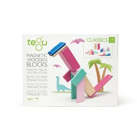 Tegu Magnetic Wooden Blocks 14pc Blossom