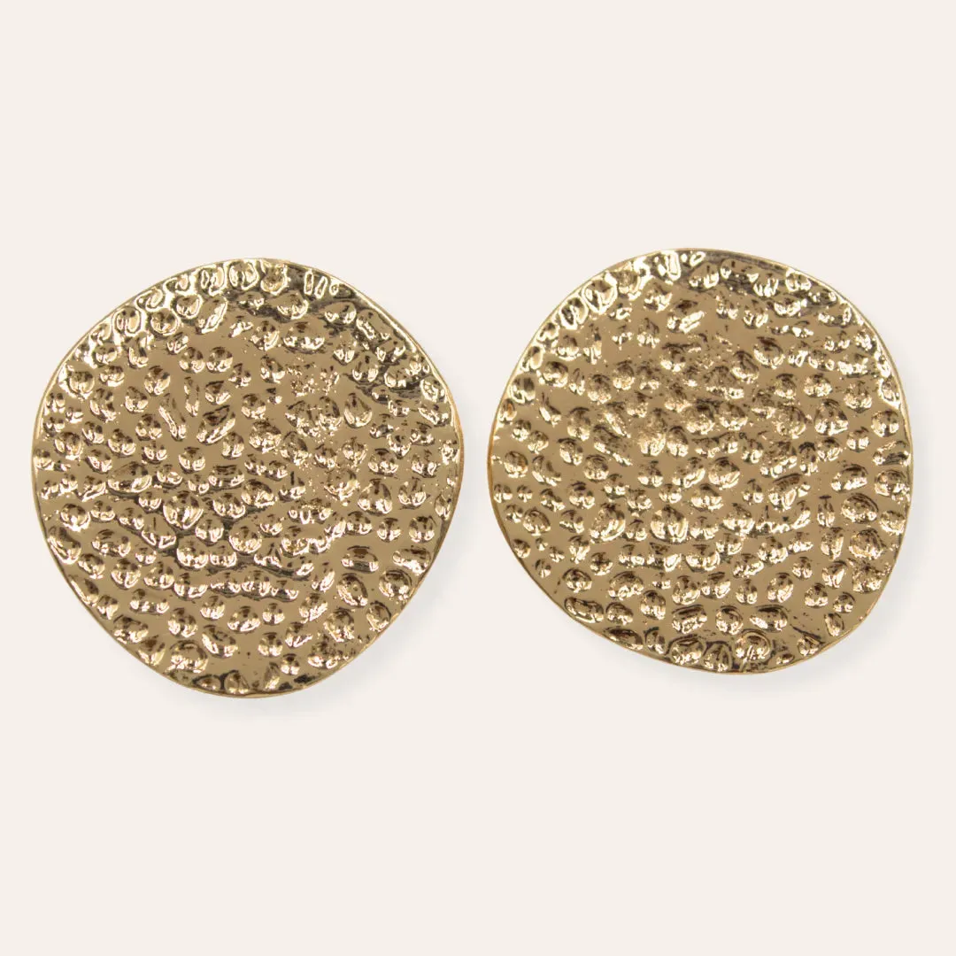 TFC Potato Gold Plated Stud Earrings