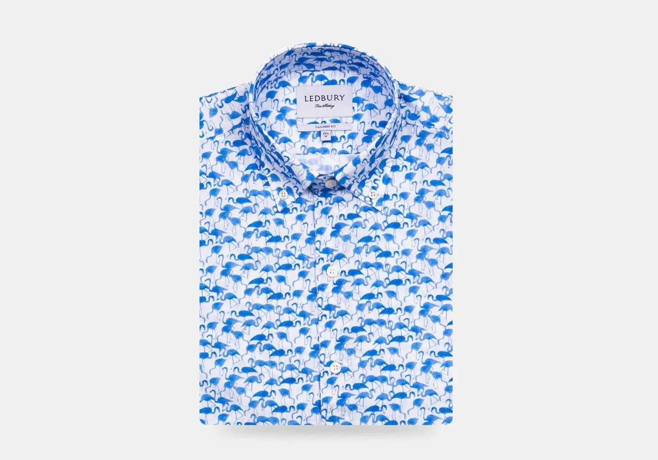 The Blue Parksley Printed Seersucker Casual Shirt