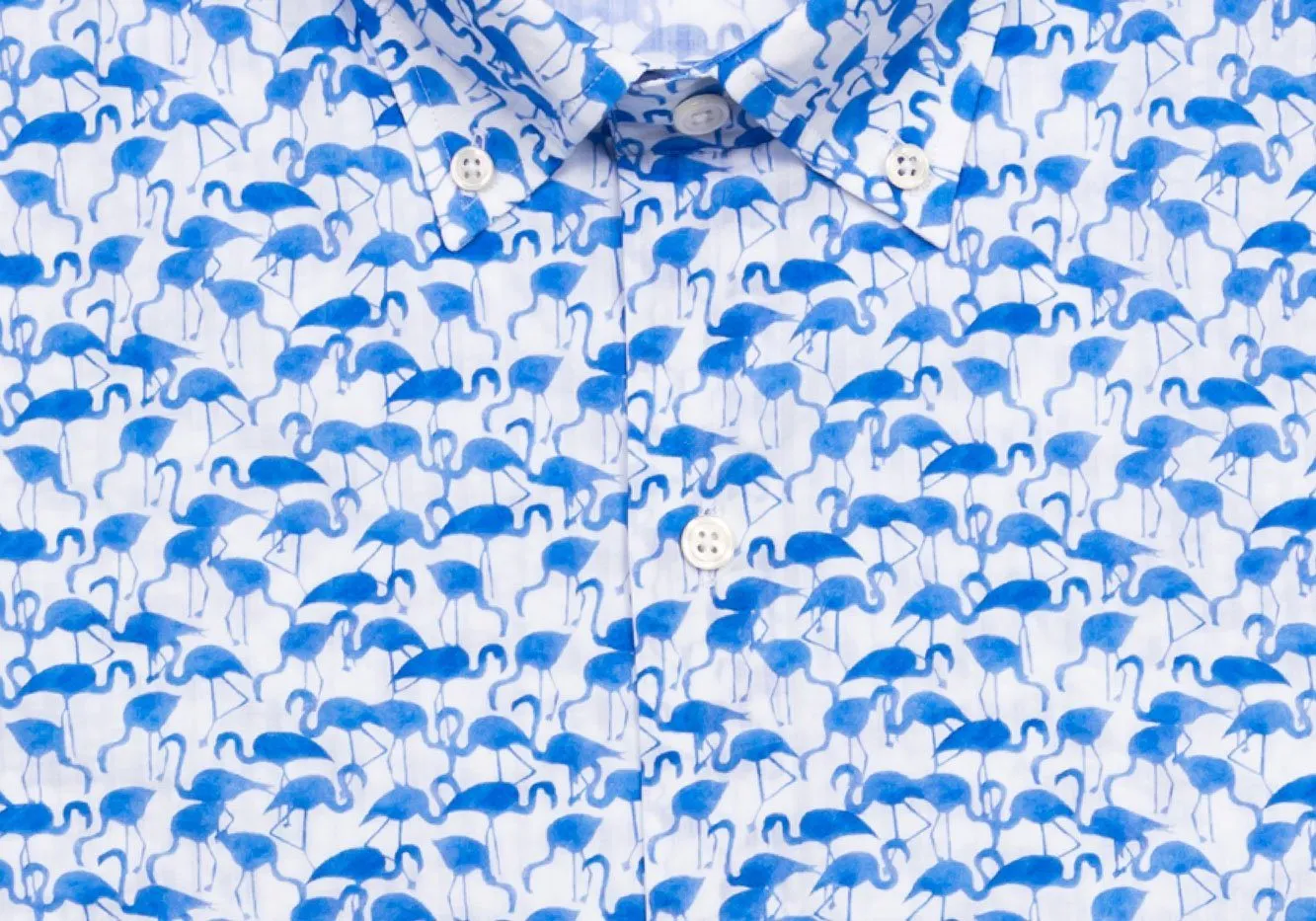 The Blue Parksley Printed Seersucker Casual Shirt