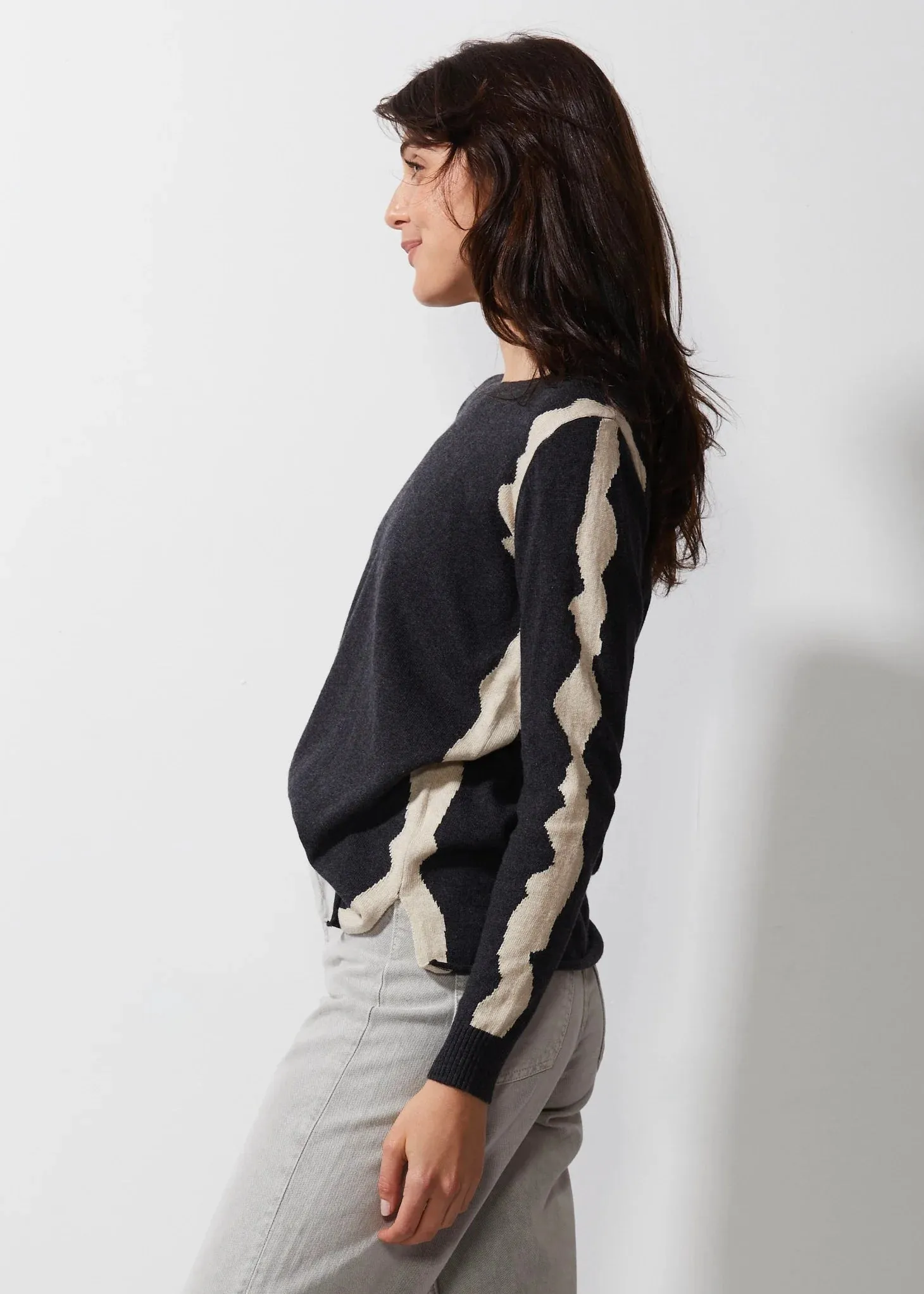 Zest Intarsia Crew neck